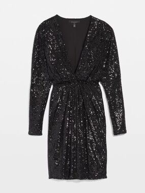 white house black market gold dress White House Black Market